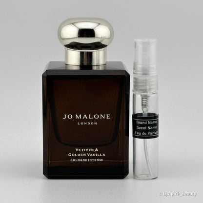 JO MALONE LONDON Vetiver & Golden Vanilla Cologne Intense Sample – Your Choice of Size