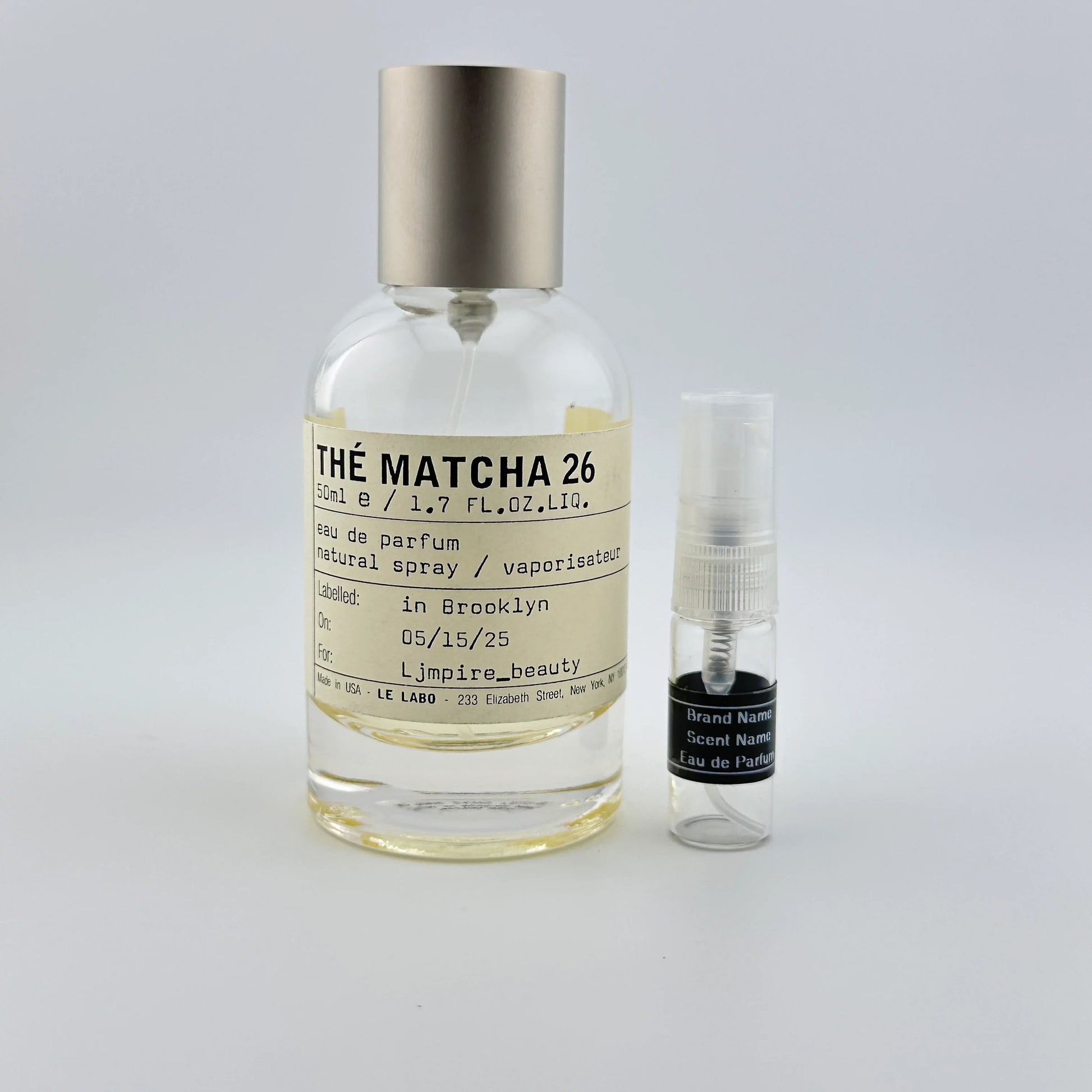 LE LABO The Matcha 26 Perfume Sample – Your Choice of Size - Signature Scent Shop – Perfume & Cologne Samples | Luxury Decants