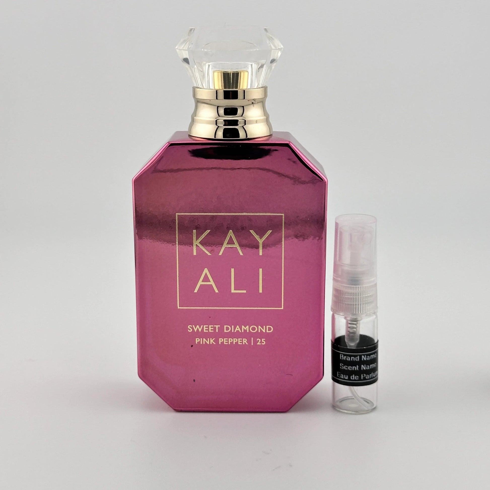 KAYALI Sweet Diamond Pink Pepper | 25 Eau de Parfum Sample – Your Choice of Size - Signature Scent Shop – Perfume & Cologne Samples | Luxury Decants
