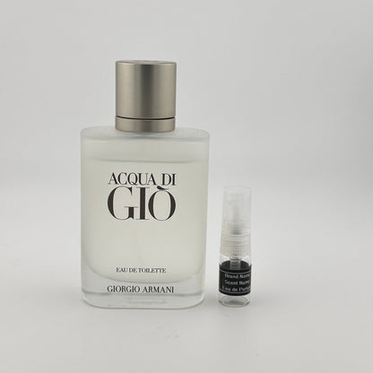 GIORGIO ARMANI Acqua Di Gio Eau de Toilette Sample – Your Choice of Size