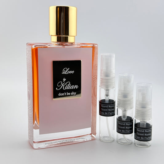 KILIAN Love, don’t be shy Eau de Parfum Sample – Your Choice of 2mL, 3mL, or 5mL Glass Atomizer