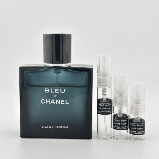 CHANEL PARIS Bleu de Chanel Eau de Parfum Sample – Your Choice of Size