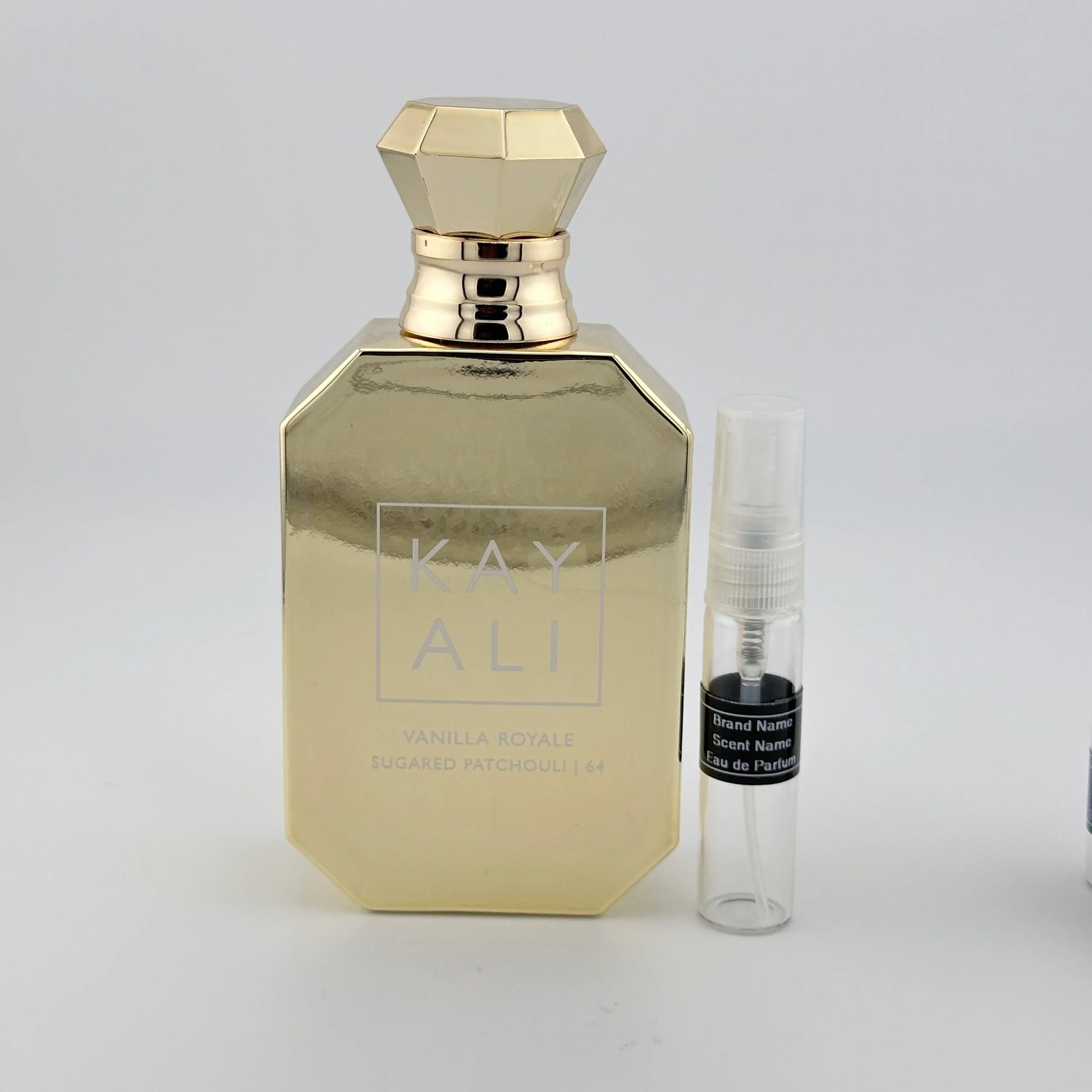 KAYALI Vanilla Royale Sugared Patchouli | 64 Eau de Parfum Sample – Your Choice of Size - Signature Scent Shop – Perfume & Cologne Samples | Luxury Decants