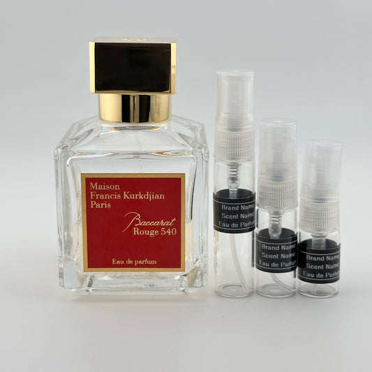 Maison Francis Kurkdjian Paris Baccarat Rouge 540 Eau de Parfum Sample – Your Choice of Size