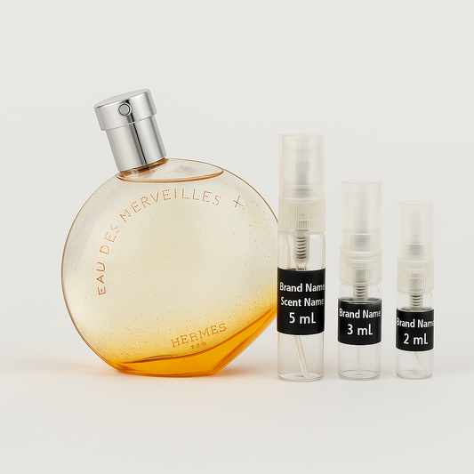 HERMES Eau des Merveilles Eau de Parfum Sample – Your Choice of Size