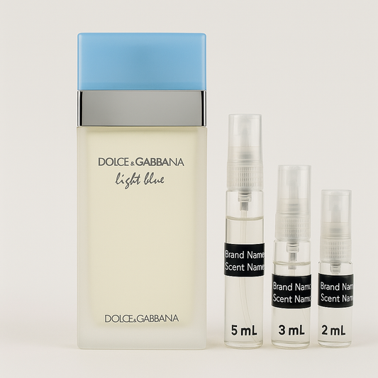 DOLCE&GABBANA Light Blue Eau de Parfum Sample – Your Choice of Size