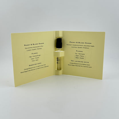 JO MALONE LONDON - Peony & Blush Suede Cologne | Manufacturer Sample (1.5 mL)
