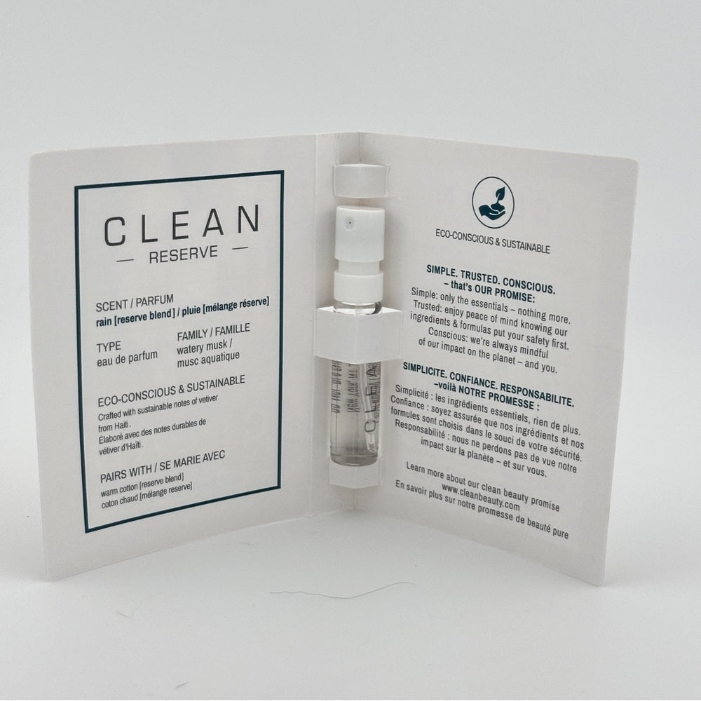 CLEAN RESERVE - Reserve Blend in Rain (1.5 mL Manufacturer Sample)