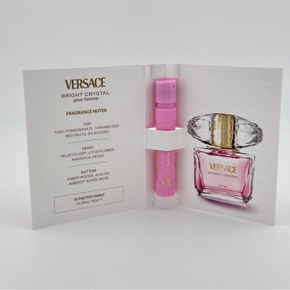 VERSACE - Bright Crystal Pour Femme Parfum Natural Spray (1 mL Manufacturer Sample)