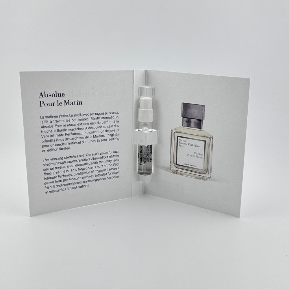 MAISON FRANCIS KURKDJIAN - Absolue Pour le Matin EDP | Manufacturer Sample (2 mL)