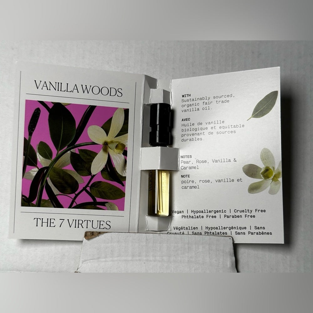 THE 7 VIRTUES - Vanilla Woods EDP | Manufacturer Sample (1.7 mL)