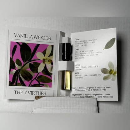 THE 7 VIRTUES - Vanilla Woods EDP | Manufacturer Sample (1.7 mL)