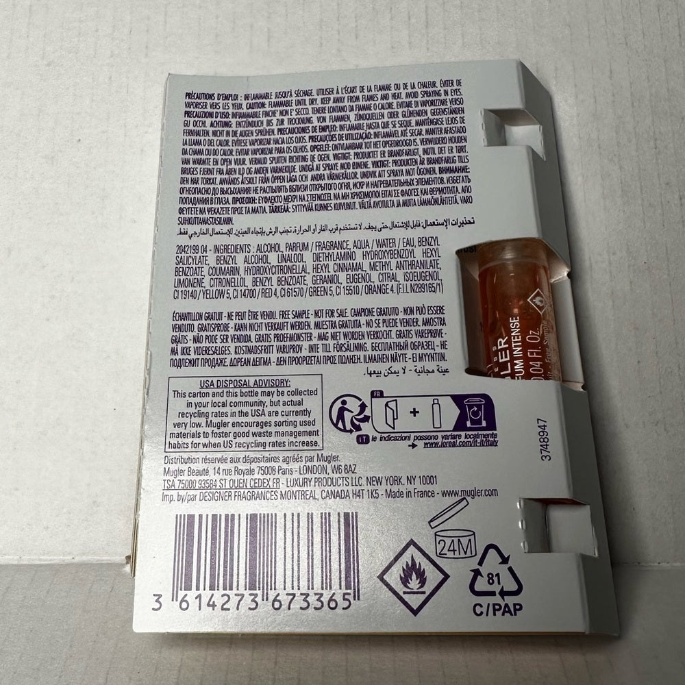 MUGLER - Alien Goddess EDP Intense (1.2 mL Manufacturer Sample)