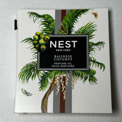 NEST FRAGRANCES - Balinese Coconut Perfume Oil (1.5 mL Manufacturer Sample)