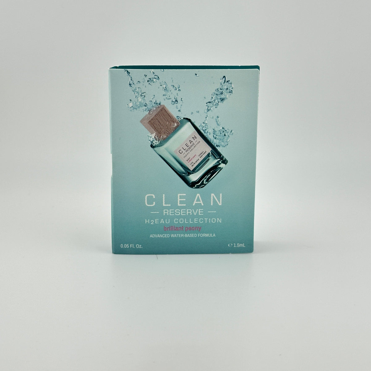 CLEAN RESERVE Brilliant Peony H2Eau 1.5 mL manufacturer sample in original branded packaging.