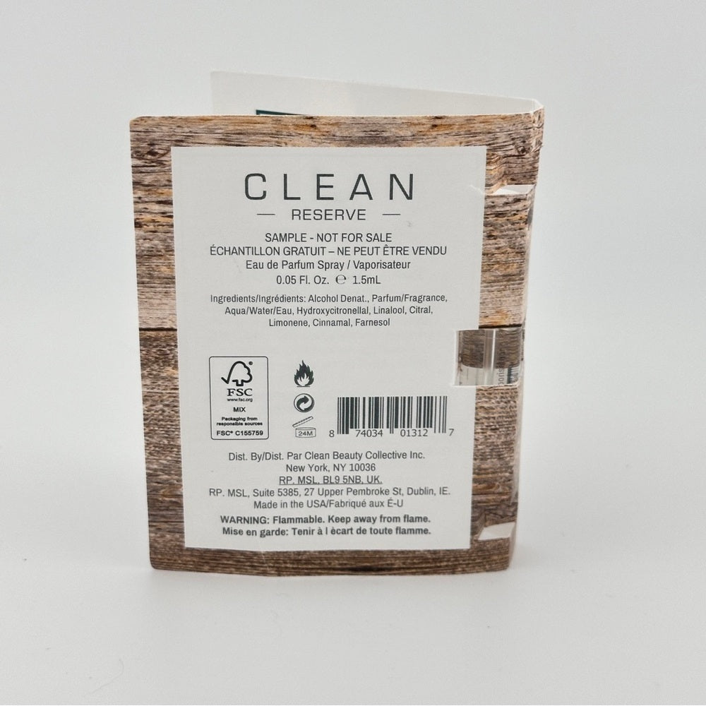 CLEAN RESERVE - Reserve Blend in Rain (1.5 mL Manufacturer Sample)