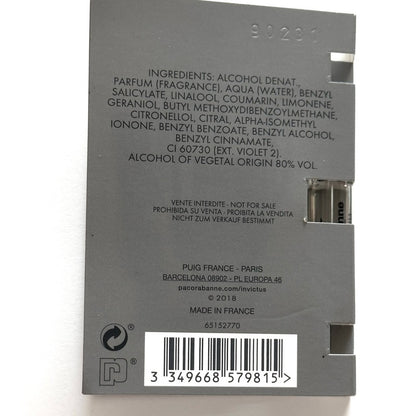PACO RABANNE - Invictus Legend EDP | Manufacturer Sample (1.5 mL)