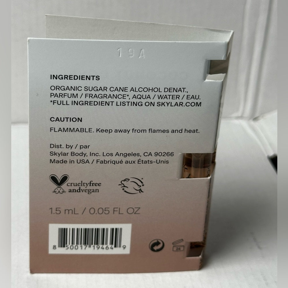SKYLAR CLEAN BEAUTY - Coconut Cove EDP | Manufacturer Sample (1.5 mL)