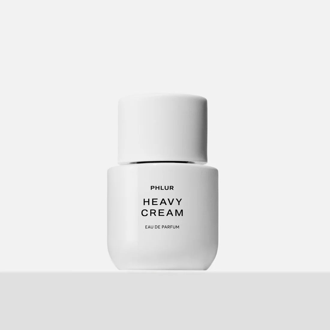 PHLUR Heavy Cream Eau de Parfum 2026 amber gourmand perfume bottle with vanilla mousse and creamy musk