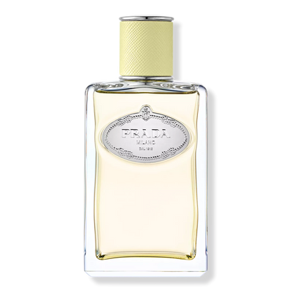 Prada Infusion de Gingembre EDP perfume bottle with yellow cap, unisex citrus woody ginger fragrance